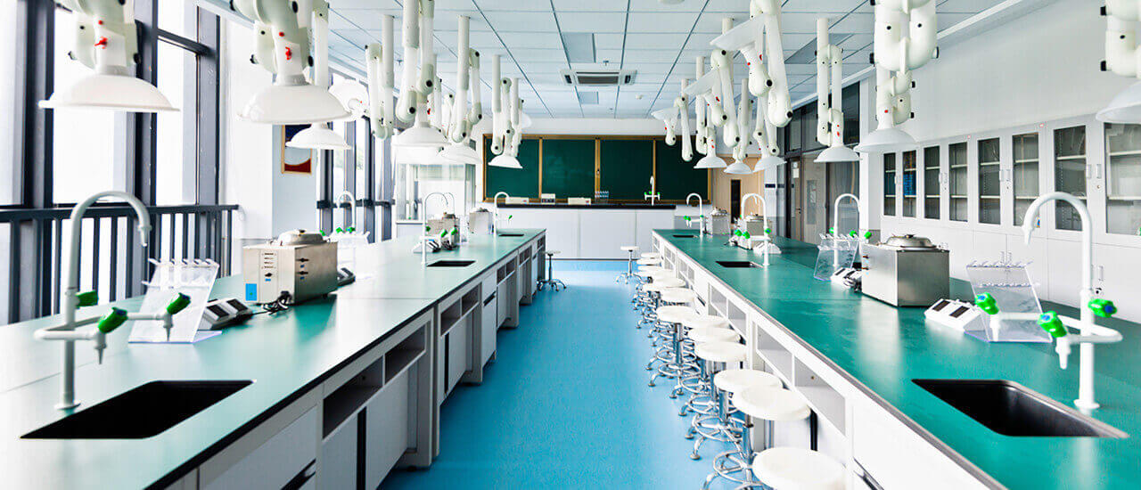 empty classroom due to remote learning capability during the pandemic