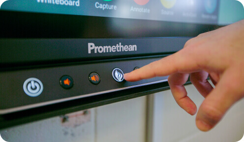 ActivPanel button menu
