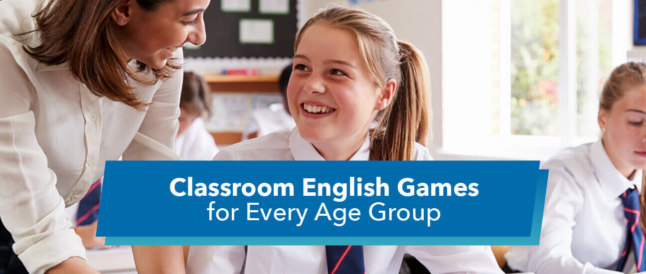 classroom english games for every age group
