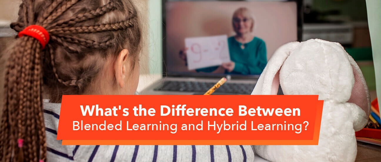 what's the difference between hybrid and blended learning