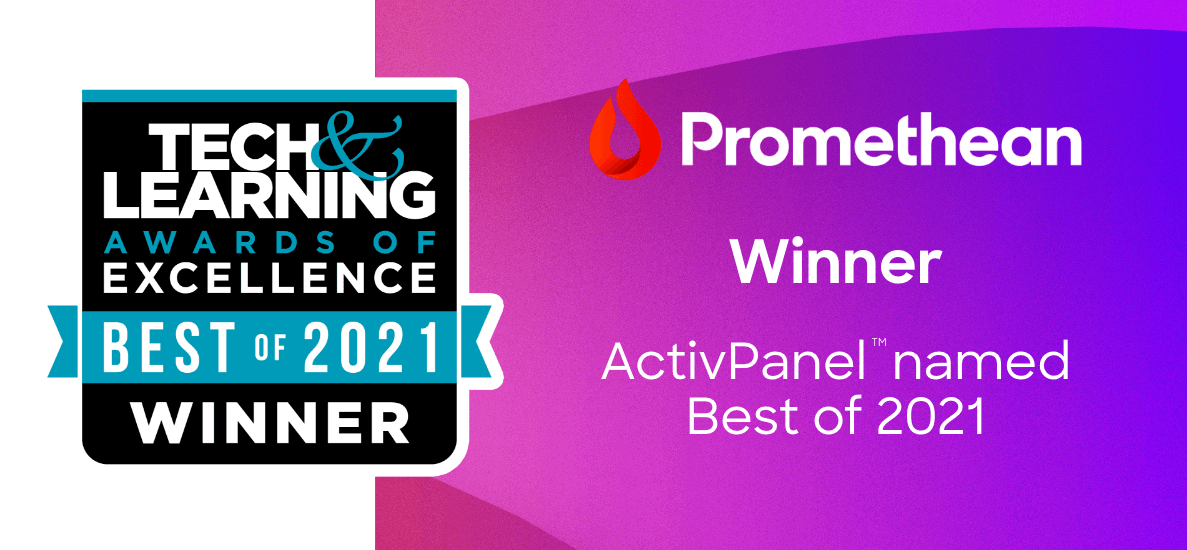 Promethean wins Tech and Learning award