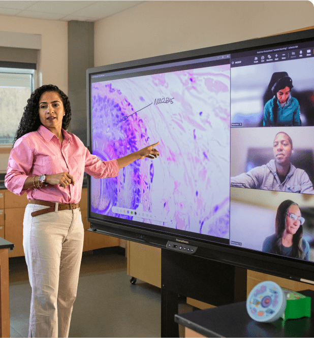 Interactive displays for higher education – Promethean World